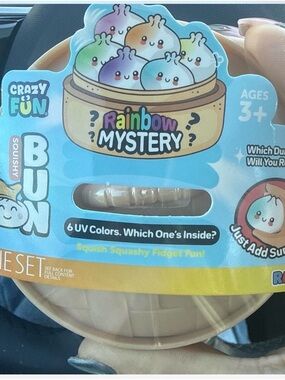 Rainbow Mystery Squishy Bun - Beige